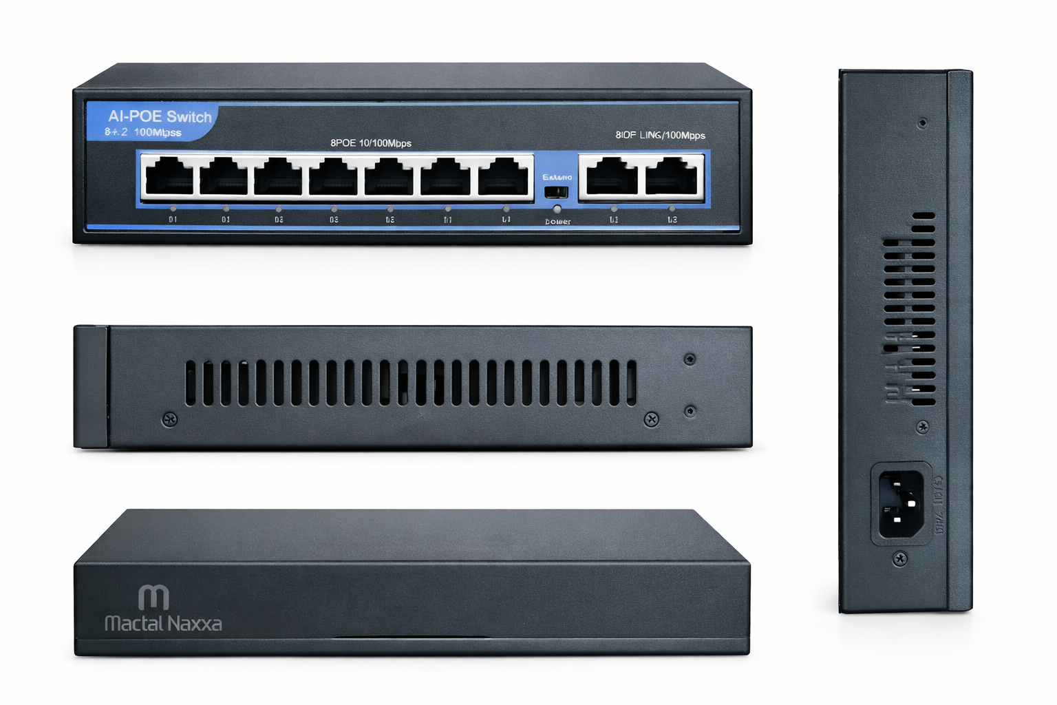 Mactal naxxa 120W 8+2 UPLINK GIGA POE SWITCH