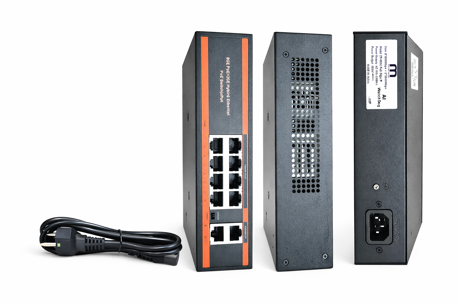 Mactal naxxa 8+2 FULL GIGA POE SWITCH 150W