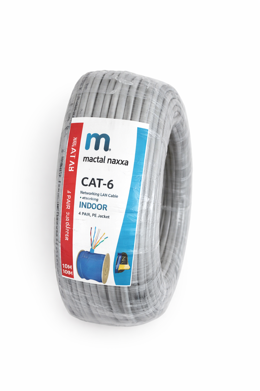 MACTAL NAXXA INDOOR CAT6 100 MTR CCA COPPER