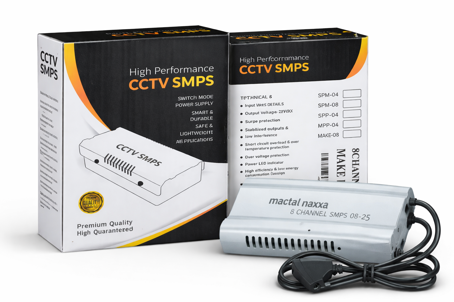 Mactal naxxa CCTV Power Supply 8 Channel